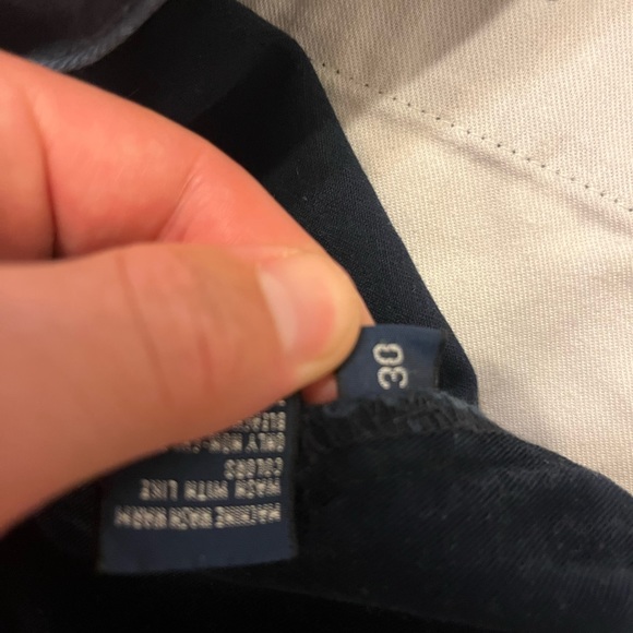 Ralph lauren chino shorts size 30 navy and green - Picture 4 of 5